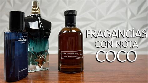 perfumes para dama con olor a coco